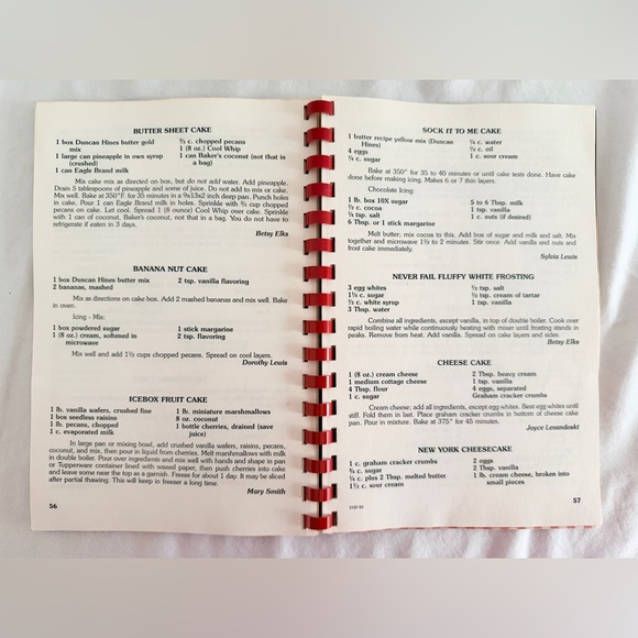 Vintage 1993 “Treasured Recipes” Cookbook - Picture 2 of 2